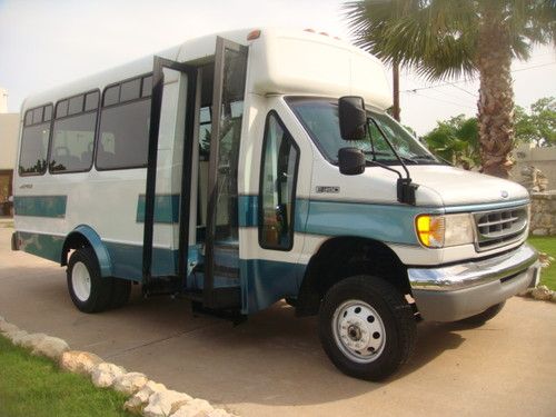 ***** 1997 ford econoline shuttle 15 passenger 4x4 quigley van ~ very rare *****