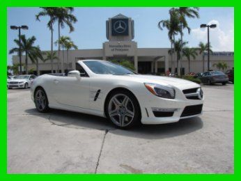 2013 sl63 amg used turbo 5.5l v8 32v performance pkg automatic rwd convertible