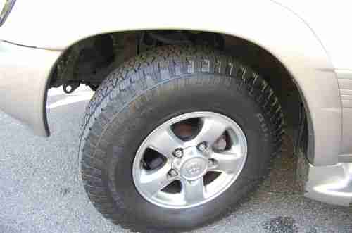 2001 TOYOTA LAND CRUISER SPORT SUV WHITE GRAY LEATHER 4X4 4WD SUNROOF REAR AIR, image 9