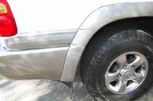 2001 TOYOTA LAND CRUISER SPORT SUV WHITE GRAY LEATHER 4X4 4WD SUNROOF REAR AIR, image 12