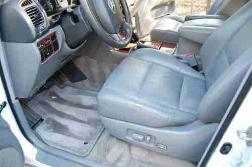2001 TOYOTA LAND CRUISER SPORT SUV WHITE GRAY LEATHER 4X4 4WD SUNROOF REAR AIR, image 15