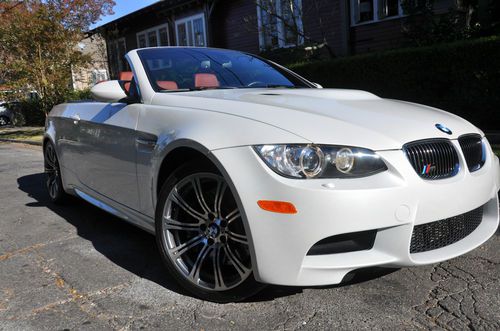 2011 m3 convertible*lo mi*dct*nav*19"tech*prem*conv*cold pkgs,l7 sound,s5,m6,911