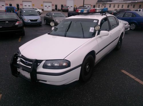 2003 chevrolet impala sedan 4-door 3.8l  (police cruiser)