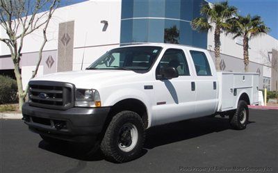 2003 ford f-350 super duty crew cab  4x4 service truck