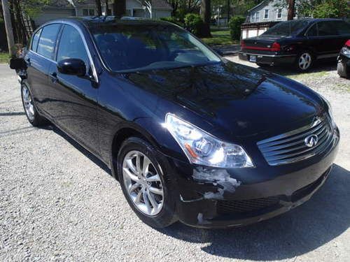 2008 infiniti g35x, salvage, damaged, wrecked, crashed, sedan, awd