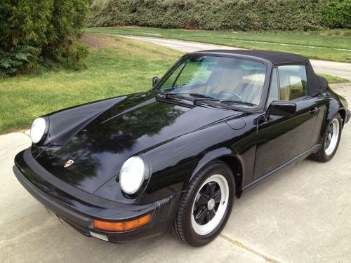 1988 porsche 911 carrera cabriolet