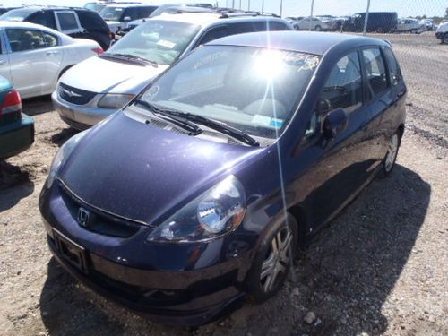 2008 honda fit 5dr1.5l sport  rebuildable  project  salvage   vehicle