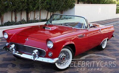 1955 ford thunderbird convertible original interior v8 a/t hard top soft top