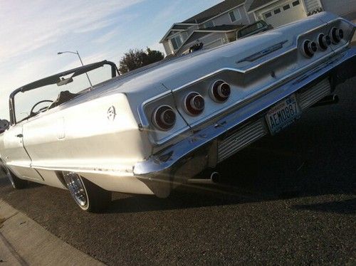 1963 chevy impala convertible (street driver/ready for restoration)