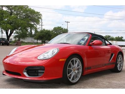 2012 porsche boxster spyder, very rare, as new, manual trans, carbon fiber seats