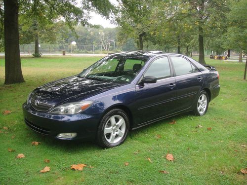 2002 toyota camry se v6 great condition fully loaded leather sunroof