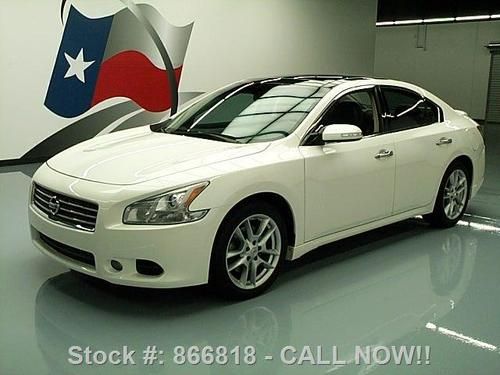 2010 nissan maxima sv prem tech pano sunroof nav 29k mi texas direct auto