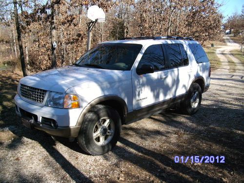 2002 ford explorer eddie bauer sport utility 4-door 4.6l no reserve!!!