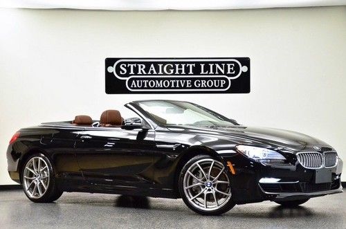 2012 bmw 650i convertible black low miles navigation