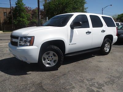 White 4x4 ls 91k hwy miles 3rd row rear air boards alloy tow pkg ex govt nice