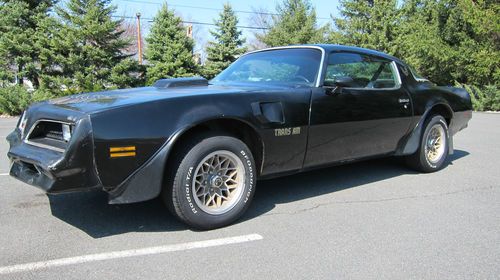 1978 pontiac trans am 455 v8 4speed manual transmission black