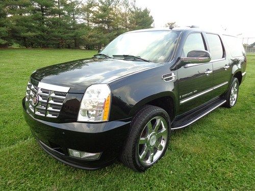 2007 cadillac escalade esv awd 4x4 low miles very nice no reserve