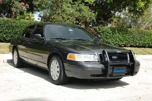 2004 ford crown victoria police interceptor gray detective/supervisor car! rare!