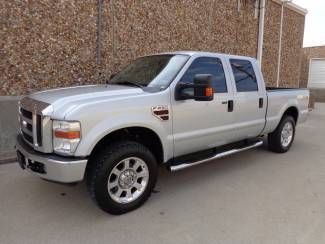 2008 ford f250 lariat crew cab short bed powerstroke diesel 4x4-carfax certified