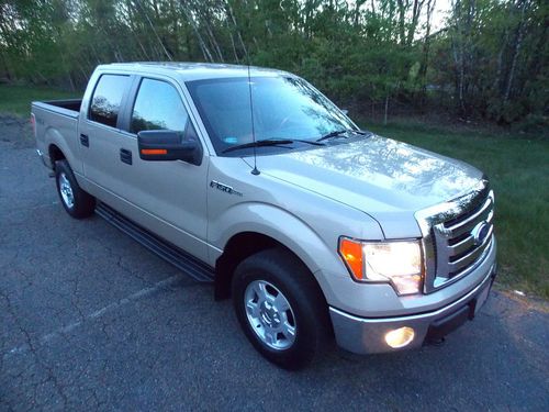 2010 ford f150 xlt super crew 4 x 4, bal. factory warrenty 28k tan 6-1/2' bed