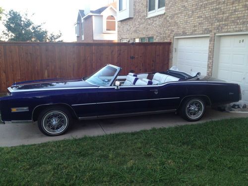 1976 cadillac eldorado base convertible 2-door 8.2l