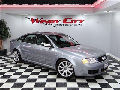 2003 audi rs6 quattro sport sedan~450hp bi-turbo~stock~navigation~free shipping!