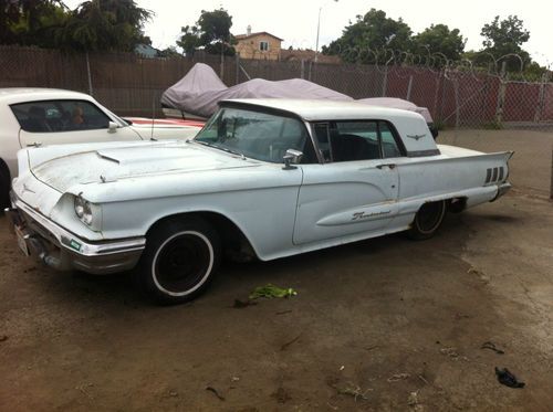 1960 ford thunderbird all original project over 50 pictures no reserve