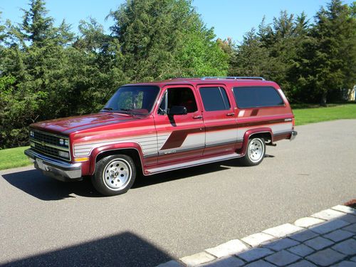 1990  chevrolet suburban silverado-one owner  rare *custom craft* conversion