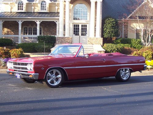 Awesome matching # 1965 chevy malibu chevelle convertible ready to show and go!