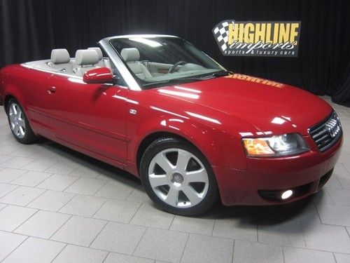 2006 audi a4 3.0l quattro cabriolet convertible, navigation, 1-owner!!