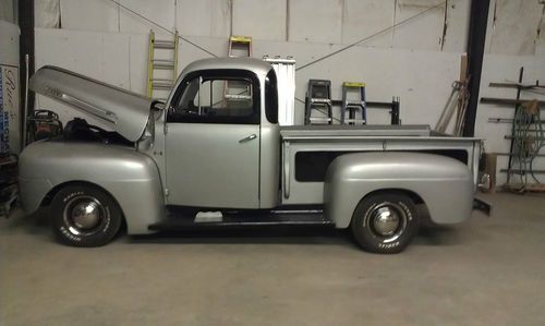 1949 ford f-100 pickup truck hot rat rod barn find!