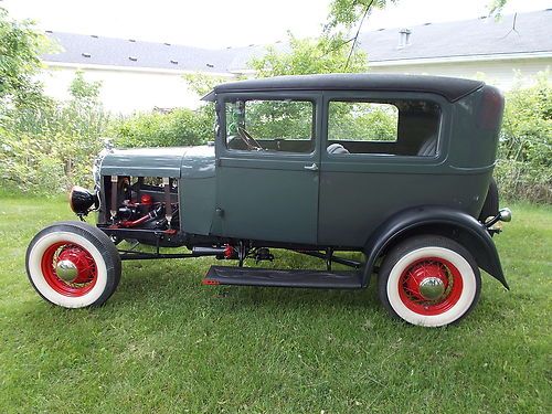 1929 ford model a rat rod sedan