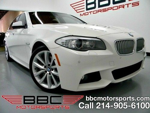 2011 bmw 550i 1owner clean carfax spt pkg conv pkg m app pkg navi camera pkg