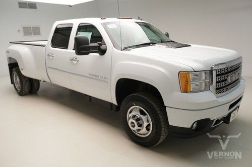 2013 drw  denali crew 4x4 navigation sunroof leather heated duramax diesel