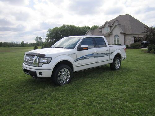 2012 ford f-150 ecoboost platinum crew cab 4x4 (super crew) truck turbo 3.5l