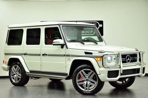 2013 mercedes benz g63 amg bi-turbo export ok white low miles