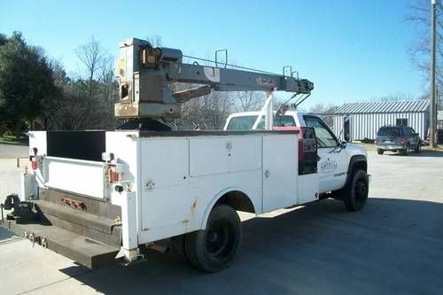 Gmc 3500 sierra 1998 utility body with crane