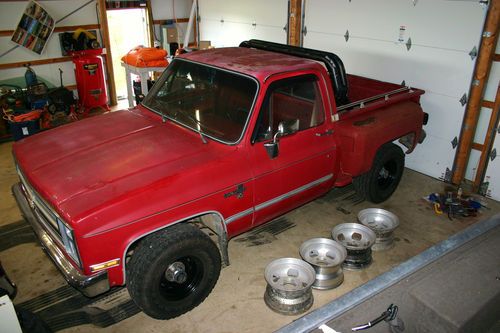 1986 chevrolet k10 stepside 4x4 silverado