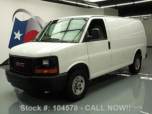 2009 gmc savana 2500 3dr cargo van 4.8l v8 51k miles texas direct auto