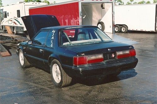 1988 ford mustang lx  police interceptor