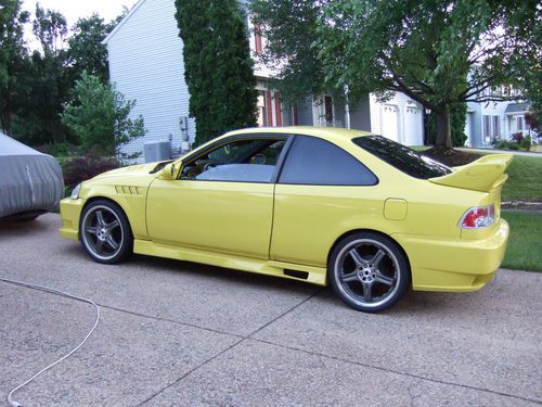 Custom turbo charged honda civic  ~~@@~~(low mileage )