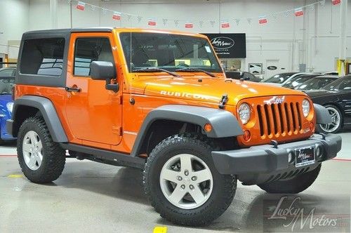 2011 jeep wrangler rubicon, 1-owner, sat, mp3, t-top, fog lights, books