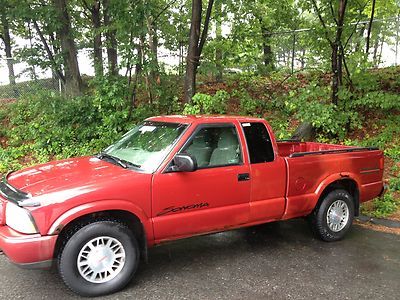 1999 gmc sonoma sls 4whl drive-swb 1/2 ton nr.20+mpg-will remove reserve @ cost!