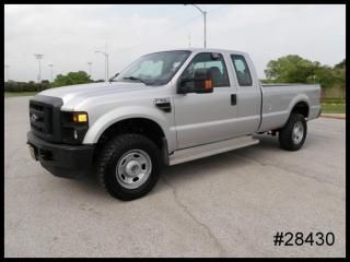 Silver v10 f350 xl trim super extended cab long bed work truck 4x4 - we finance!