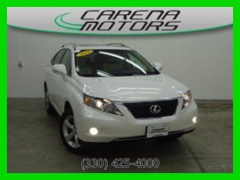 2011 lexus used rx 350 awd pristine pearl white premium one 1 owner free carfax