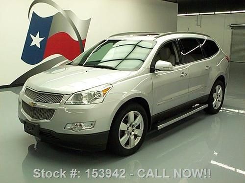 2010 chevy traverse awd ltz 7 pass dual sunroof nav 47k texas direct auto