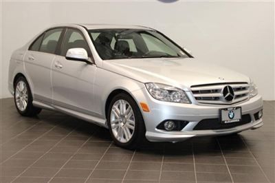 2008 mercedes benz c300 awd moonroof automatic silver