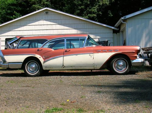 1957 buick caballero hard top wagon classic vintage hot rod rare barn find