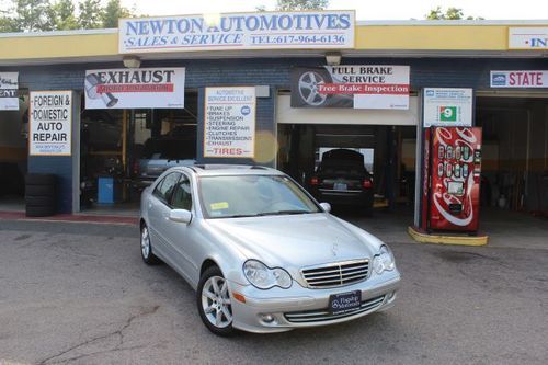 2007 mercedes-benz c280  280 silver 4 matic 6-cylinder sedan  clean carfax