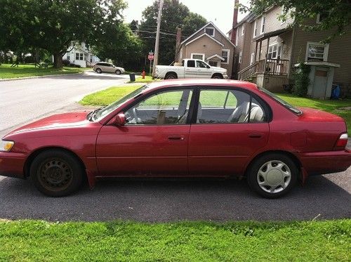 1996 toyota corolla base sedan dx 4-door 1.8l clear title